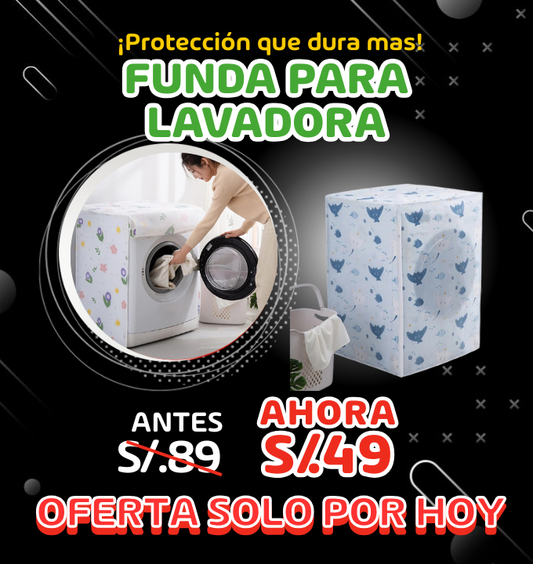 FUNDA PARA LAVADORAS DE 13 KG